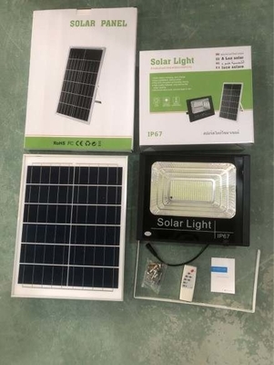 Ip66 300w Solar Flood Light High Bright Abs Material 3.2v 10ah Lithium Battery