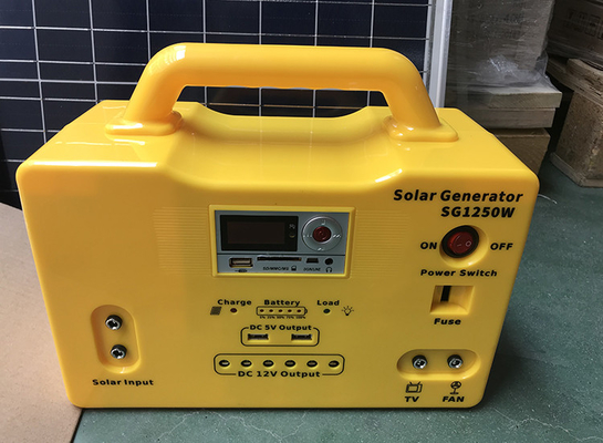 10 Years Warranty DC Portable Solar Power Generator 1kw Home Solar Power System With 6 Led Bulbs