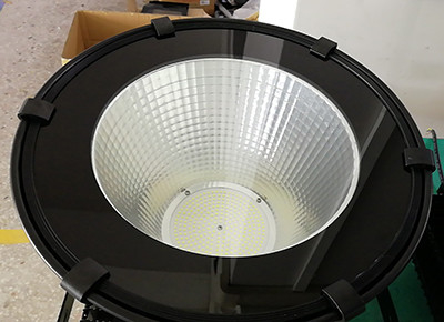 Brightest Round Spot LED Waterproof 400w Outdoor Outside Black Floodlight With Carton Box